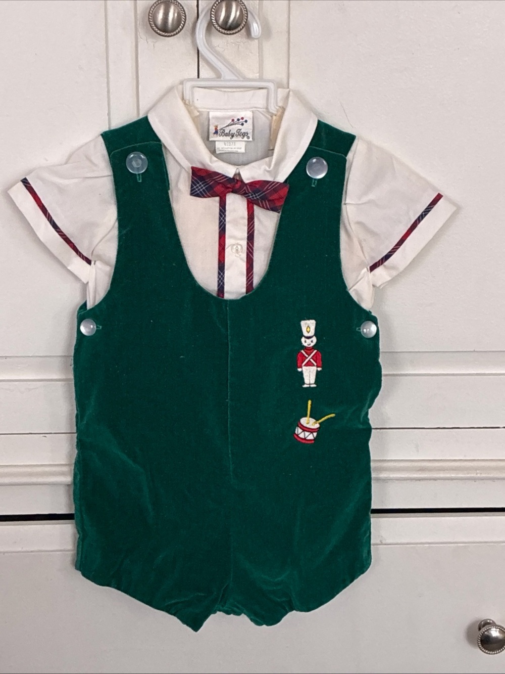 Baby Togs Vintage Boy Christmas outfit 24 mo.